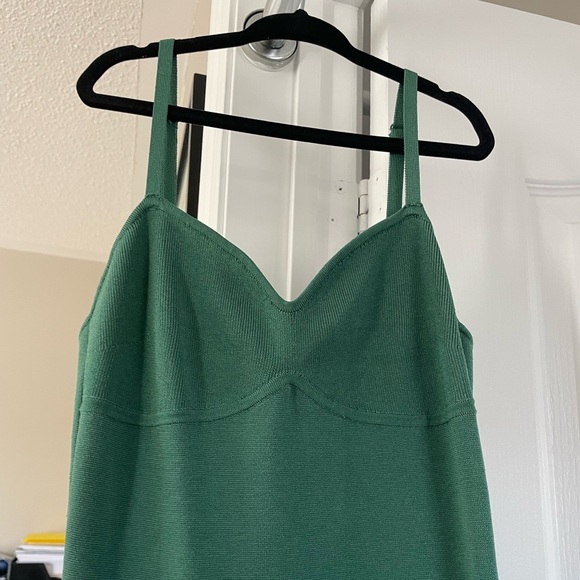 Aritzia Babaton Lariat dress green - Picture 2 of 8